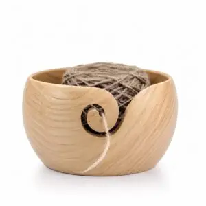 Amazing Beech wood wooden yarn bowl