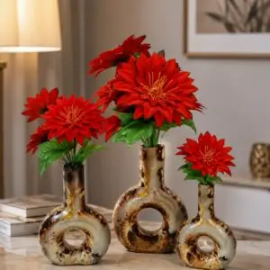 resin flower vase